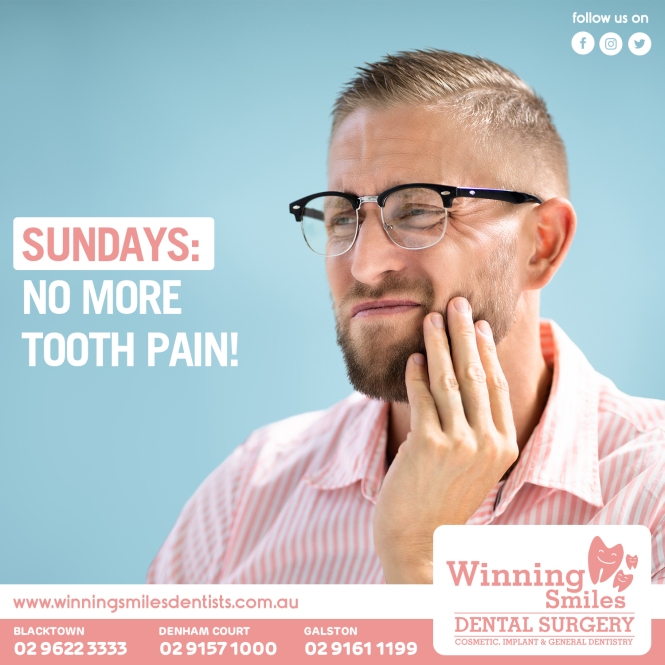 Sundays No More Tooth Pain